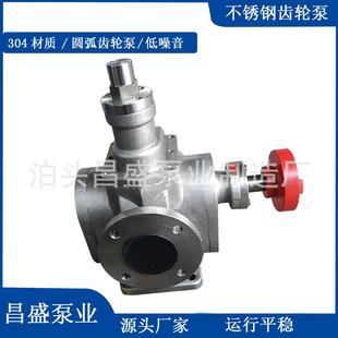 h100mm口径增压泵燃油泵泵头 YCB不锈钢圆弧齿轮泵0.6Mpa30m³