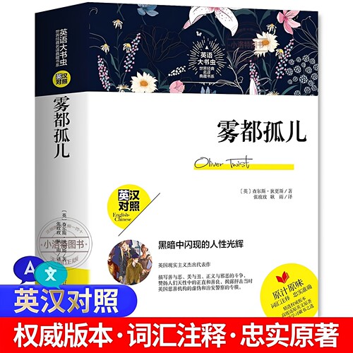 官方正版 雾都孤儿中英双语新版 中英对照英文版中文版原版英汉对照查尔斯狄更斯初高中生课外英语学习六年级书虫青少年版小说读物
