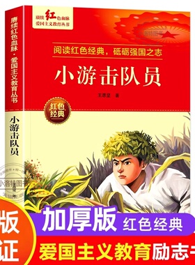 正版 小游击队员红色经典书小学生革命抗日战争三四五六年级阅读课外书 适合3-4-5-6年级看的文学丛书儿童读物英雄故事课外阅读书