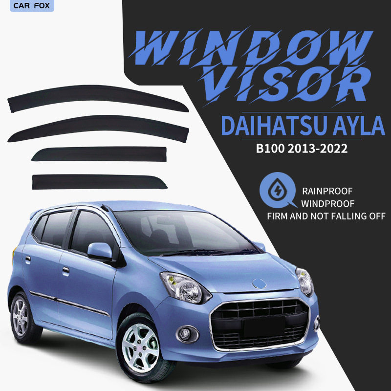 适用于大发Daihatsu Ayla Window visor车窗晴雨挡雨遮阳板雨眉