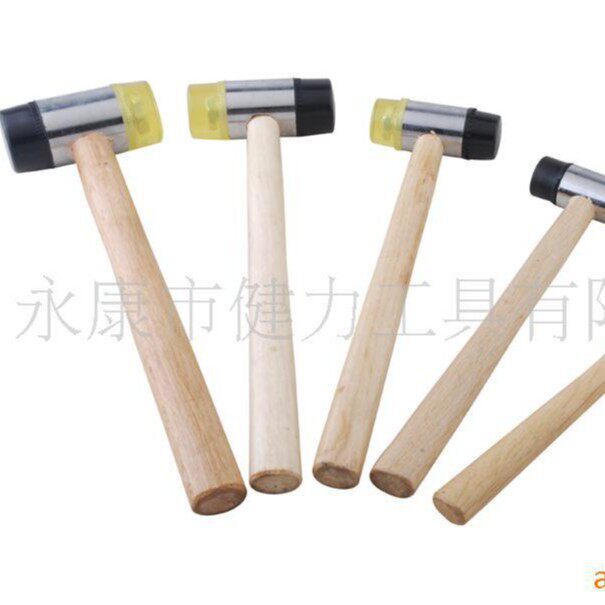 供应家用多功能贴瓷砖30mm木柄地板安装锤木工可拆卸橡胶安装锤