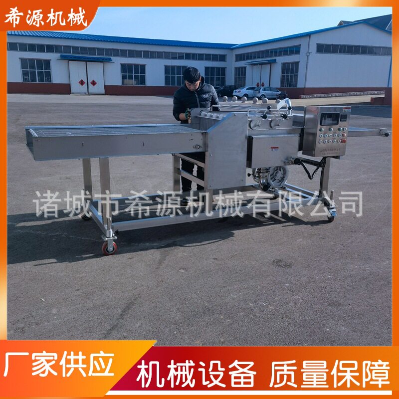 现货面包片上浆机 面包片裹浆设备 xy系列 挂浆面包油炸生产线