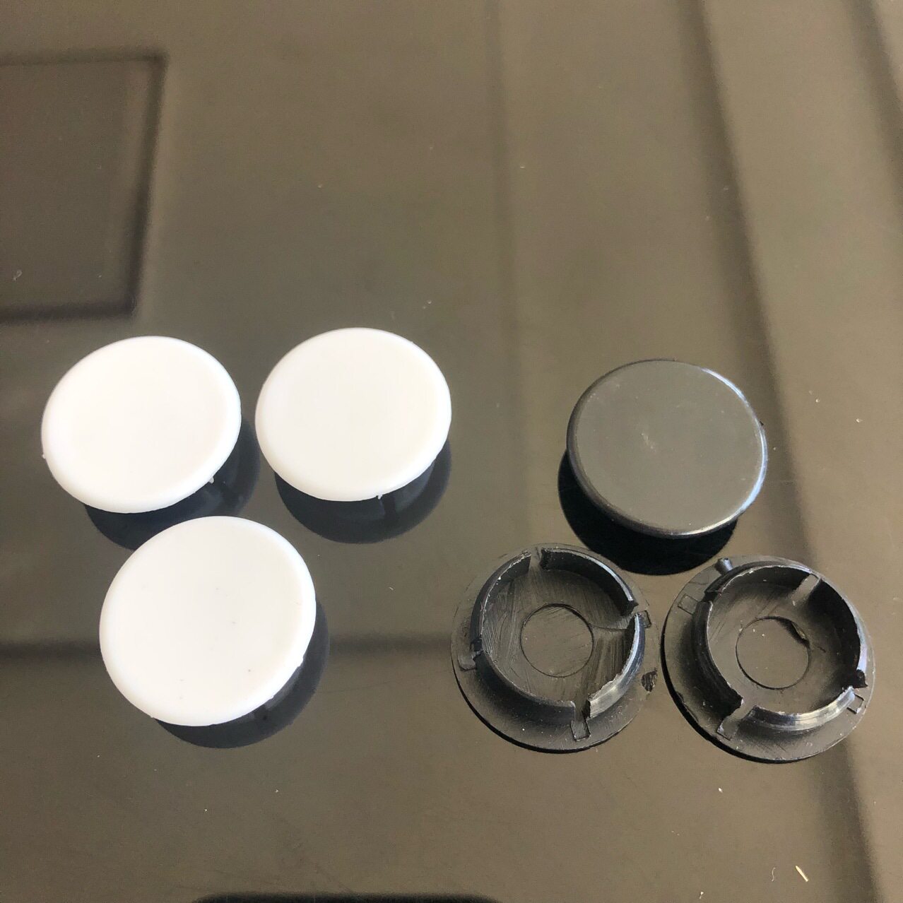 开孔18mm 工艺孔盖门窗配件孔塞 工艺孔盖堵帽螺丝盖 家具孔盖
