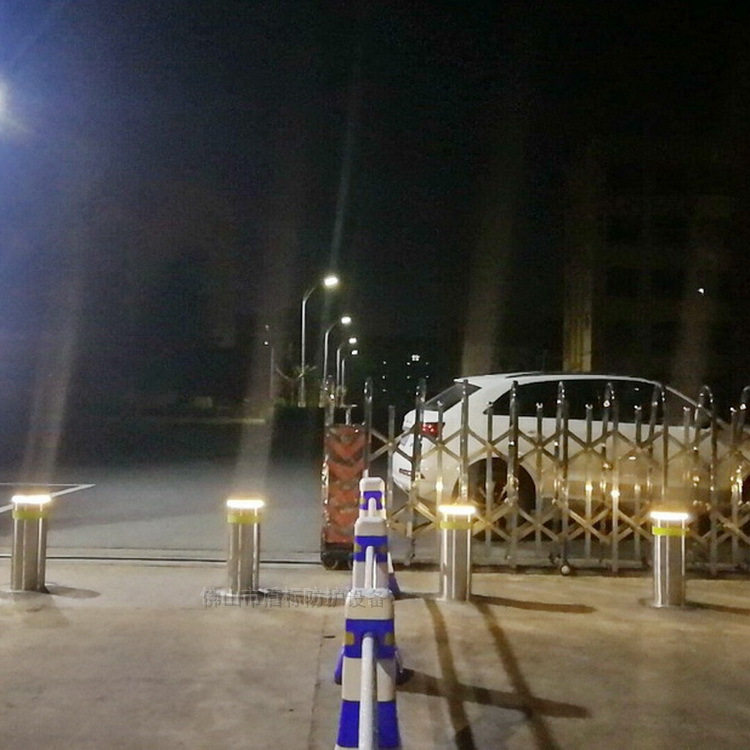 校园安防设备挡车桩电动一体式液压升降柱智能起降地柱隐藏式护柱