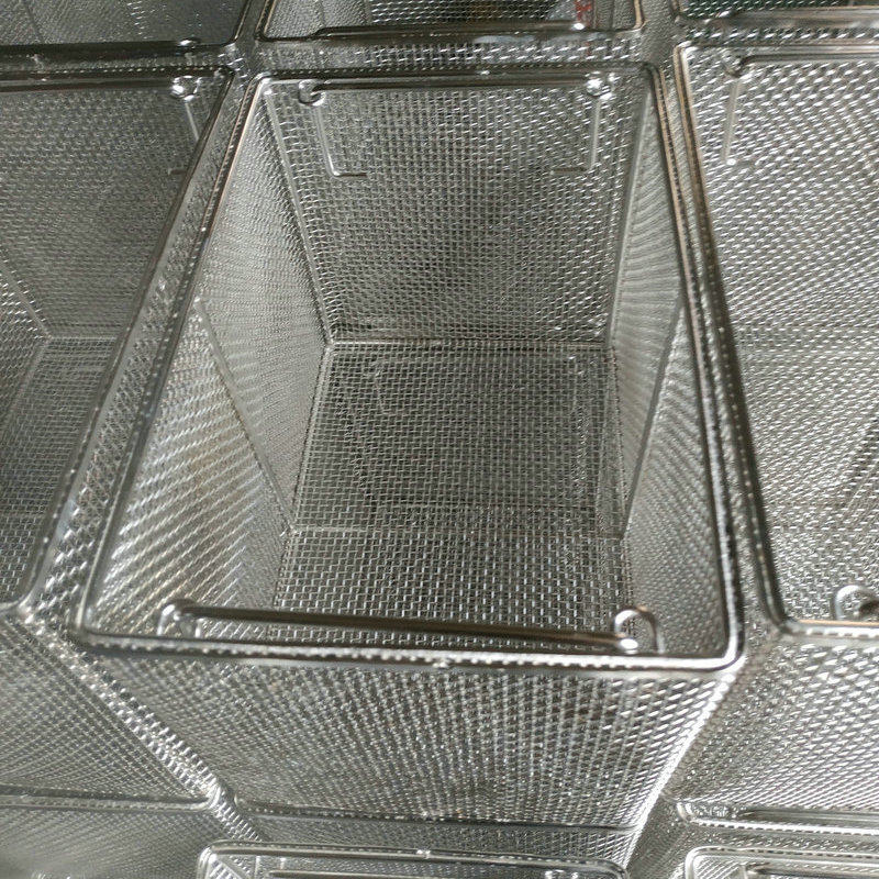 不锈钢清洗筐 实验室用过滤筐 不锈钢收纳置物篮