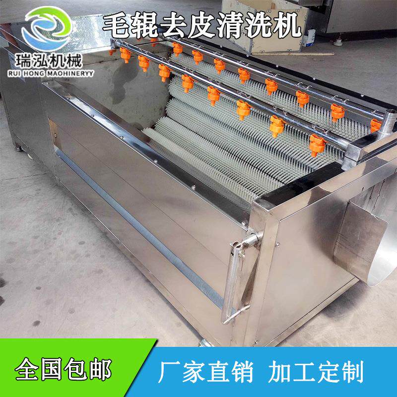 新品特价中药去皮一清 洗机材芒果去皮清洗体机WOF 天麻清洗机