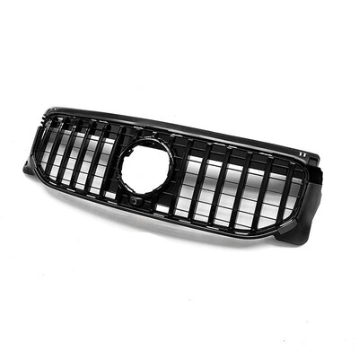 适用于20-23款奔驰GLB普y通版改GT款竖条中网原车替换ABS材质