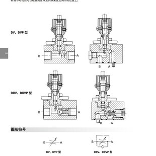 上海立新SHLIXIN单向节流阀DV DVP DRV DRFVP30-1-10 DRV10-1-10/