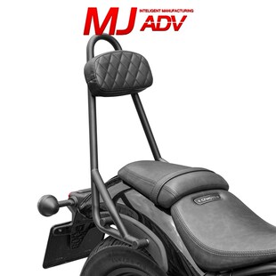 MJ适用春风CLC450改装尾架靠背高碳钢后货架加高皮W革后靠背尾箱