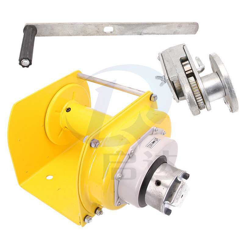 重型手摇绞盘侧摇l 上摇自锁式手摇绞盘牵引机重型手动卷扬小吊机