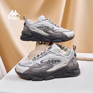 2025新款 女款 冬季 复古厚底休闲鞋 Kappa女鞋 子女百搭运动鞋 老爹鞋