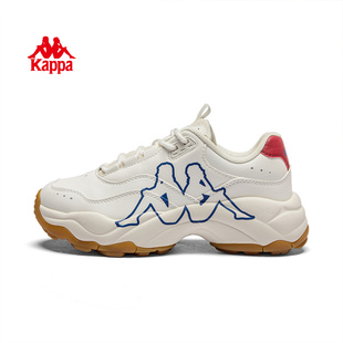 Kappa女鞋老爹鞋女款2025新款秋季复古厚底百搭休闲鞋子女运动鞋