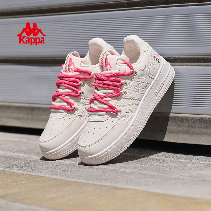 Kappa女鞋板鞋女款2025新款秋季厚底小白鞋增高休闲鞋子女运动鞋,女鞋,休闲板鞋,淘宝优惠券,粉丝福利购,淘宝优惠卷