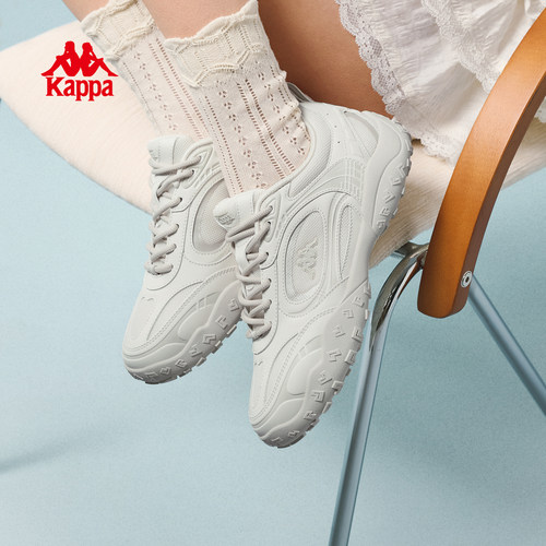 Kappa女款厚底透气增高德训鞋