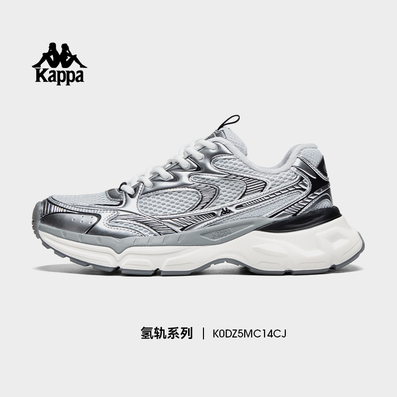 Kappa女鞋加绒加厚老爹鞋女