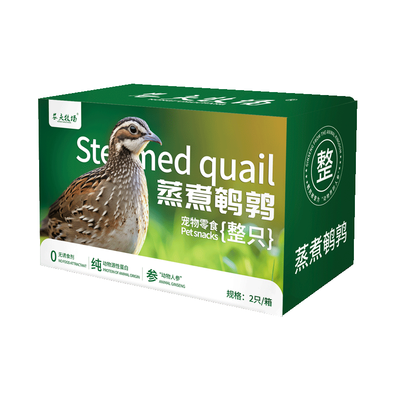 农夫牧场即食鹌鹑营养猫狗