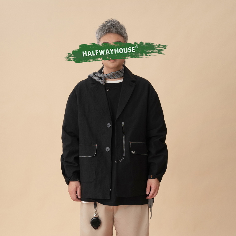 HalfwayHouse廓形休闲简约西装
