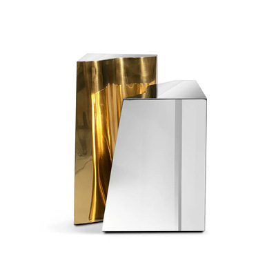 边几轻奢高级感可移动客厅沙发床头创意边桌艺术感设计师异形角几