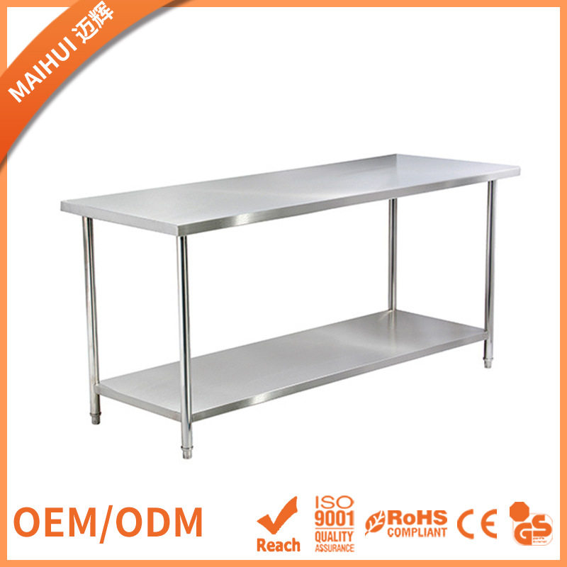 不锈钢工作台双层家用厨房操作桌子面专用案板打荷台打包多功能,电子元器件市场,电线扎带/束线带,淘宝优惠券,粉丝福利购,淘宝优惠卷