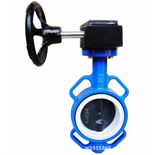 供应手动四氟蝶阀 蜗轮四氟蝶w阀 对夹四氟蝶阀 D371F-16Q