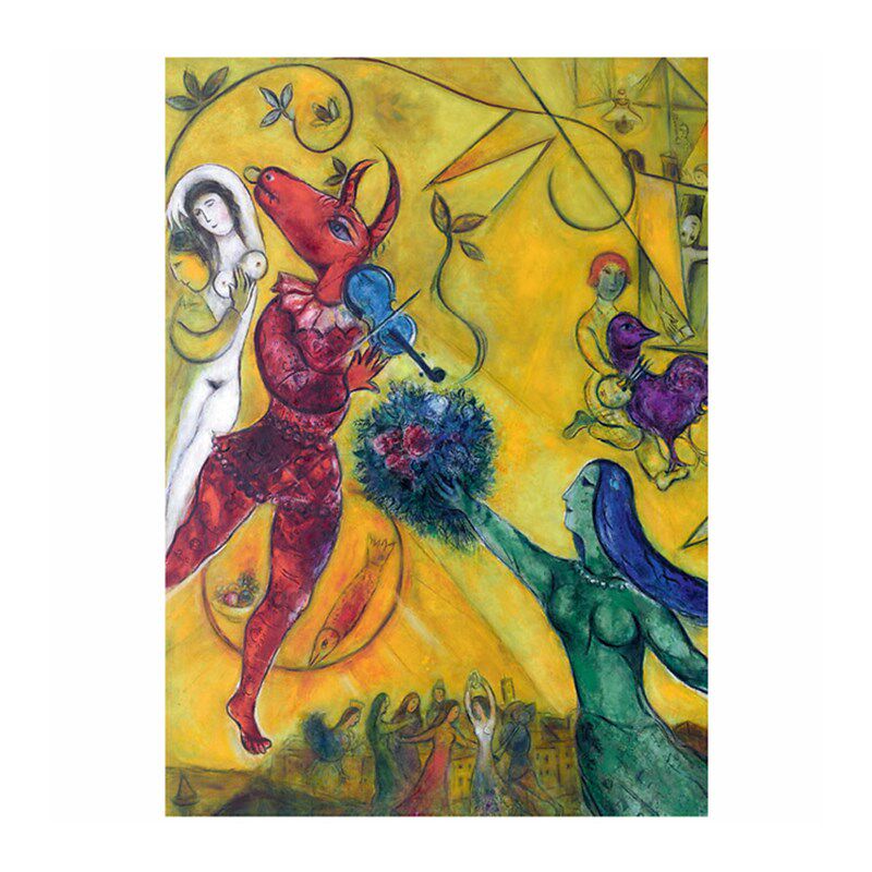 法国国家博物馆大皇宫马克夏加尔Marc Chagall装Y饰画挂画壁画