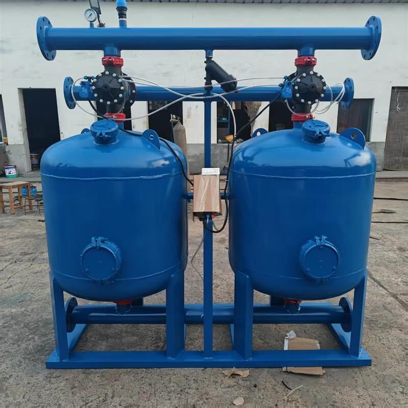 砂石过滤器全自动l反冲洗农业农用大棚滴灌喷灌灌溉设备沙石过滤