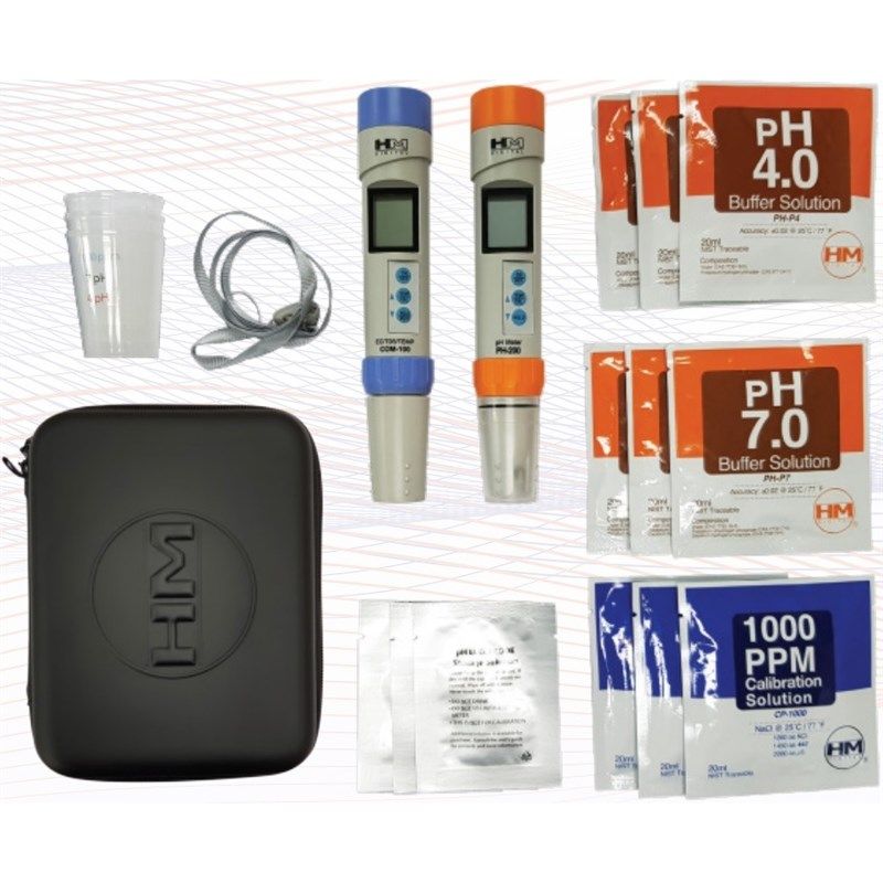 PH电导率TDS组合套装pH笔TDS笔HM测试笔电导率SEC笔组合装测试
