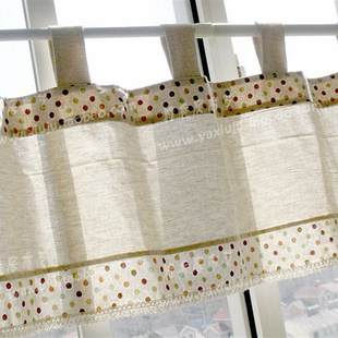 日韩风格 150厘米M11 布帘橱柜门帘短窗帘棉麻布短帘4N5
