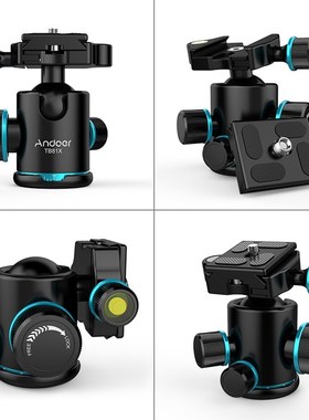 Andoer TB81X Tripod Head BallA Head Rotating Panoramic BallH