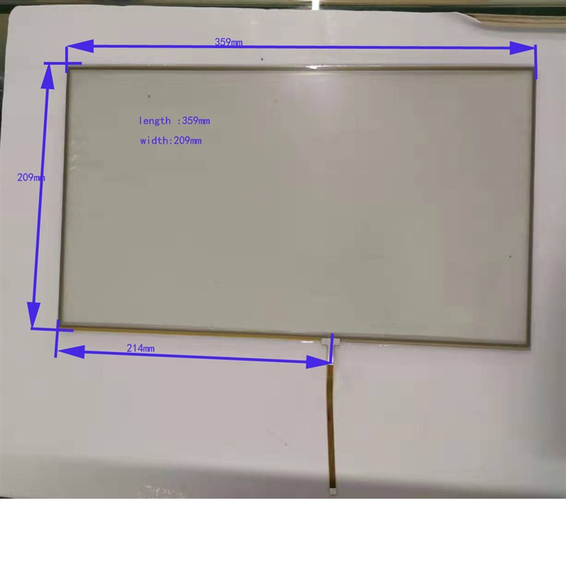 13.3寸触摸AJ2992手写外屏幕玻璃四线电阻J质量好灵敏359*209mm
