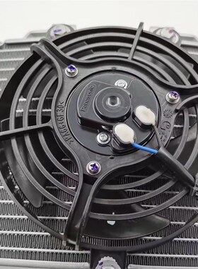 适用于隆鑫LX350T-5 VOGE无极SR4大踏板MOAX风扇散热器部件水箱冷