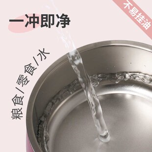 Pawaii怡爪狗碗狗食盆不锈钢狗碗宠物猫碗Q饭碗护颈大小型犬喝