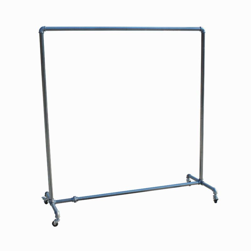 镀锌钢管晾衣架落k置地单s双杆架晒被子架水管晾衣服架不锈钢落地,收纳整理,金属衣架,淘宝优惠券,粉丝福利购,淘宝优惠卷