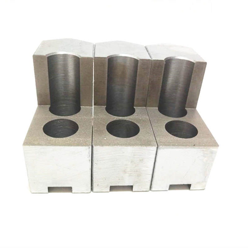 液压三爪卡盘L型加高软爪油压生爪内撑爪6寸 8O寸 10寸 正反卡爪