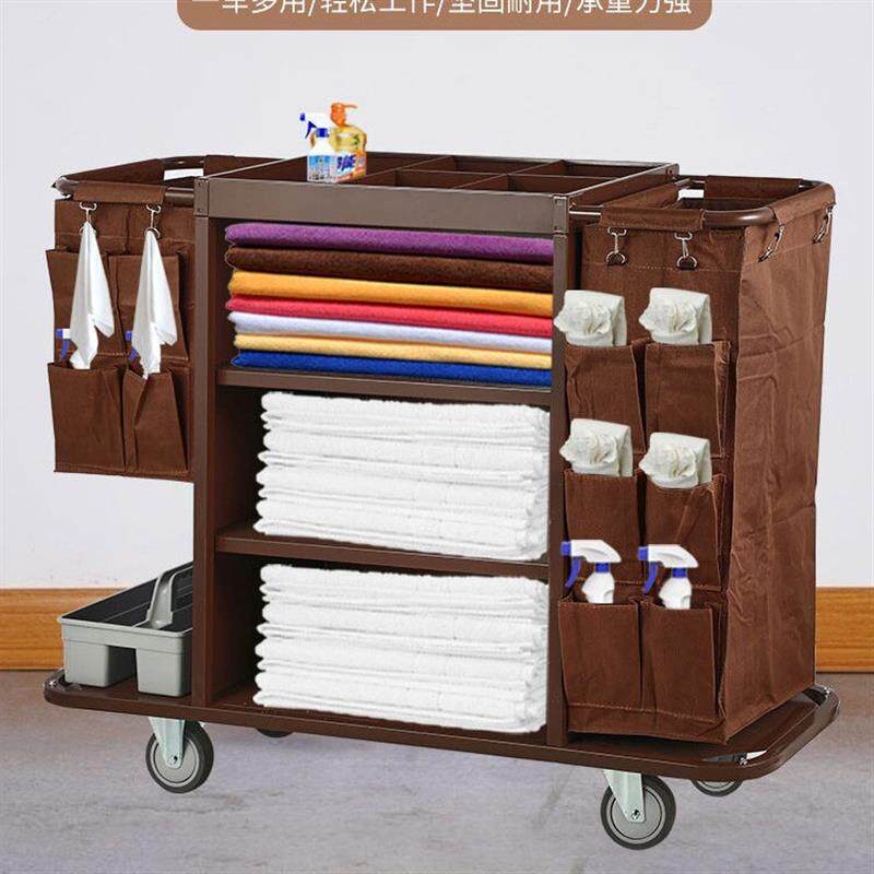 拉车套罩酒店客房多功能手推布草车保洁工作车清洁车布袋客房口卫