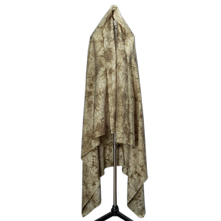 莱赛尔纤维天丝布料提花草木扎染复古风衣裙子创意服装设计师面料