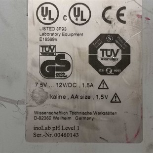 level 德国WTW实验室用PH计 ionT inolab