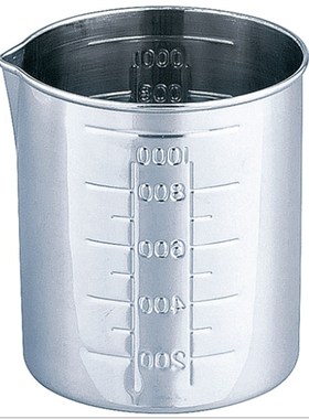 AS ONE/亚速旺 实验室v用品容器 金属容器 不锈钢烧杯 304烧杯