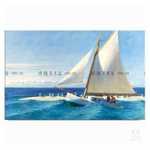 诗与远方 Edward Hoptper 霍普 ins北欧艺术文艺风景装饰画无框画