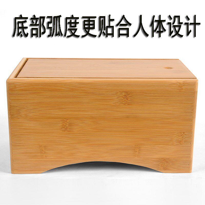 竹制腰腹背部艾灸盒艾绒艾条艾灸器具艾灸箱温U灸器针灸熏艾盒