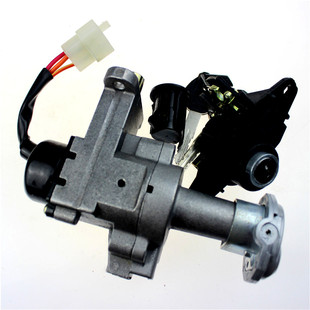 适用轻骑铃木韵彩100QS100丽彩套锁qs12K5t-2 套锁组合尾箱锁套装