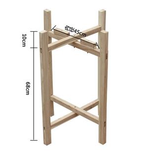 新款原手木架子定砧板花架厨房菜板架G子菜墩置物台洗盆架盆制架