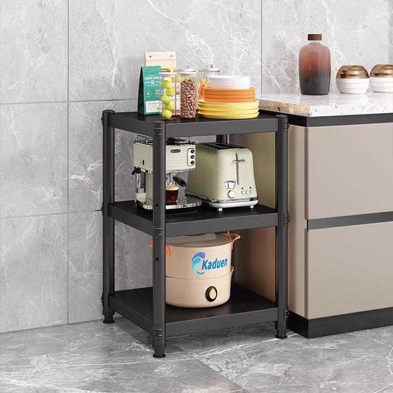 加厚碳钢烤漆黑色夹缝置物架落地多层放锅具收Q纳架子厨房微波炉,厨房/烹饪用具,微波炉置物架,淘宝优惠券,粉丝福利购,淘宝优惠卷