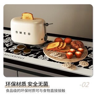 餐边柜桌垫电视柜鞋 柜玄关轻奢z高级皮革桌布防脏台面保护垫子盖