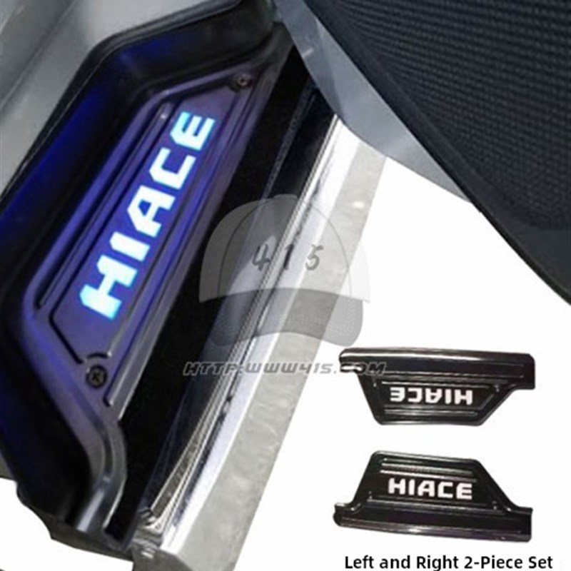 适用于Hiace200系列丰田Hiace 2005-2018 HiPace改装Led前门踏板