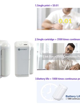 Evebot Handheld Printer PortablCe Printpen tattoo logo inkje