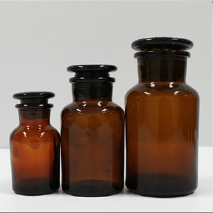 5L茶色磨砂大口瓶 10J000ML 蜀牛玻璃棕色瓶广口试剂瓶2500 5000