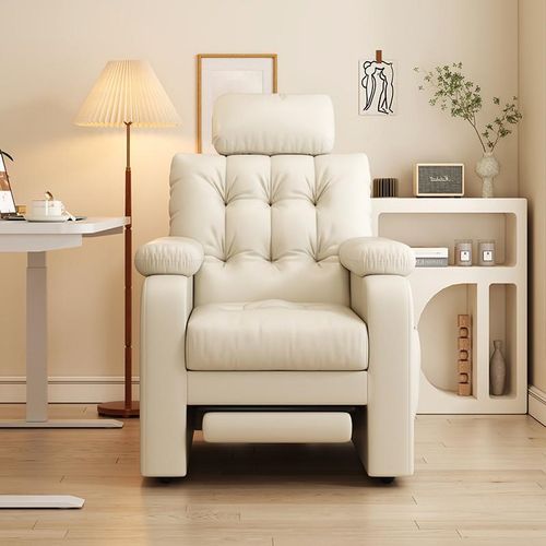 网红美甲店沙发美睫躺椅布艺单人头等舱按摩懒人多功Y能客厅电脑