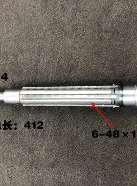 北京机床厂X62WX52KBo1-400K335铣床配件342 A B C D E F 花键轴