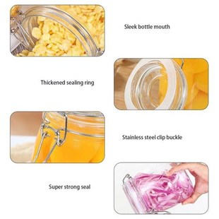 With Lids Sealed Transparent Pickle Jar Kimchi Glalss